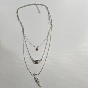 Silver Triple Stack Necklace